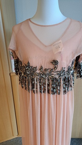 Semicouture lachsfarbendes