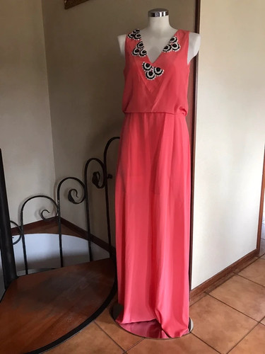 Langes kleid aus reiner - aus,